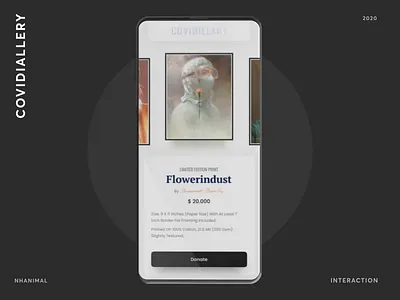 COVIDIALLERY 3d 3d animation aftereffects animated animation covid covid 19 motion uiux