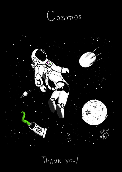 Cosmos art artist artwork astronomy cosmos design graphic design illustration illustrator logo love planet stars ui
