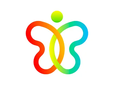 Butterfly logo mark, Letter i + butterfly logo exploration alex escu branding butterfly butterfly icon butterfly logo design gradient logo logo logotype mark minimalism saas logo