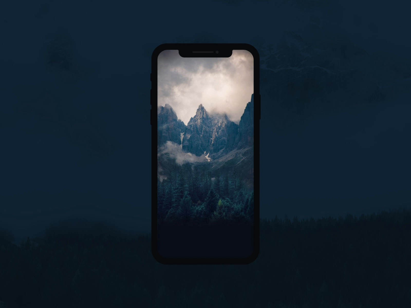 Sign up screen with parallax effect by Julia for TeleSoftas on Dribbble