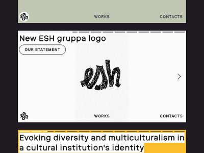 eshgruppa.com adaptive agency desktop esh gruppa interactive portfolio responsive studio ui web website