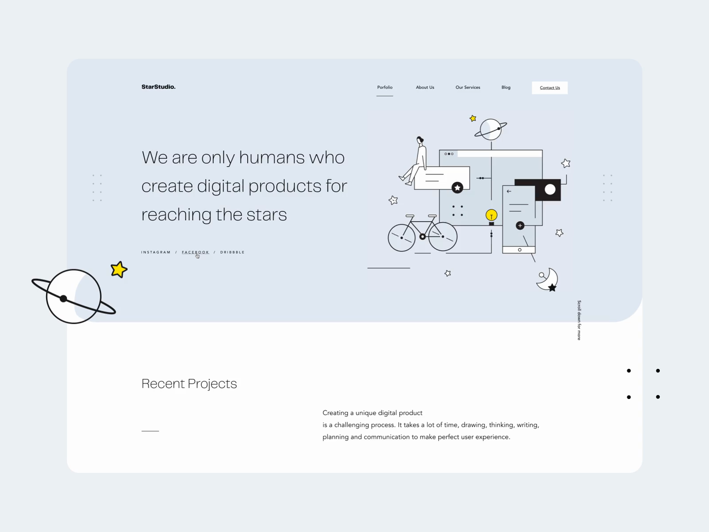 Example of Build Website