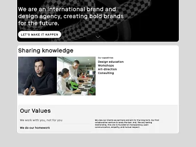 eshgruppa.com agensy esh gruppa landing layout portfolio studio web web design website