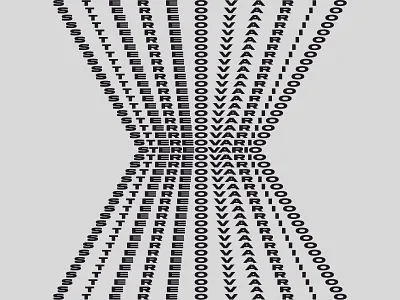 Stereovario agency brand identity branding key visual logo logotype studio visual