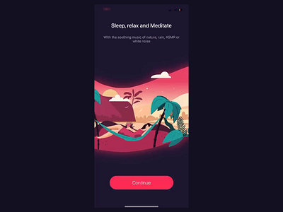 Onboarding for SpatialBliss airpods animation app design design app illustration misic app onboarding product ui uiux ux