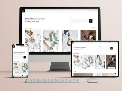 Luxury Website Design: Landing Page: Home Page: UI beauty clothing e commerce ecommerce elegant home page homepage landing page ui landingpage online store perfumes shop store style ui uidesign uiux web webdesign website