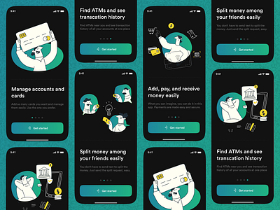 Banking App Designs bankapp banking app modernapp onlinetranferapp ui uidesign