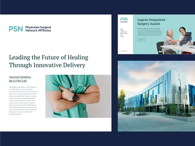 PSN Affiliates affiliates doctors experience facilities health healthcare hospital medical network orthopedics partnering patients psn surgical typography unfold web design