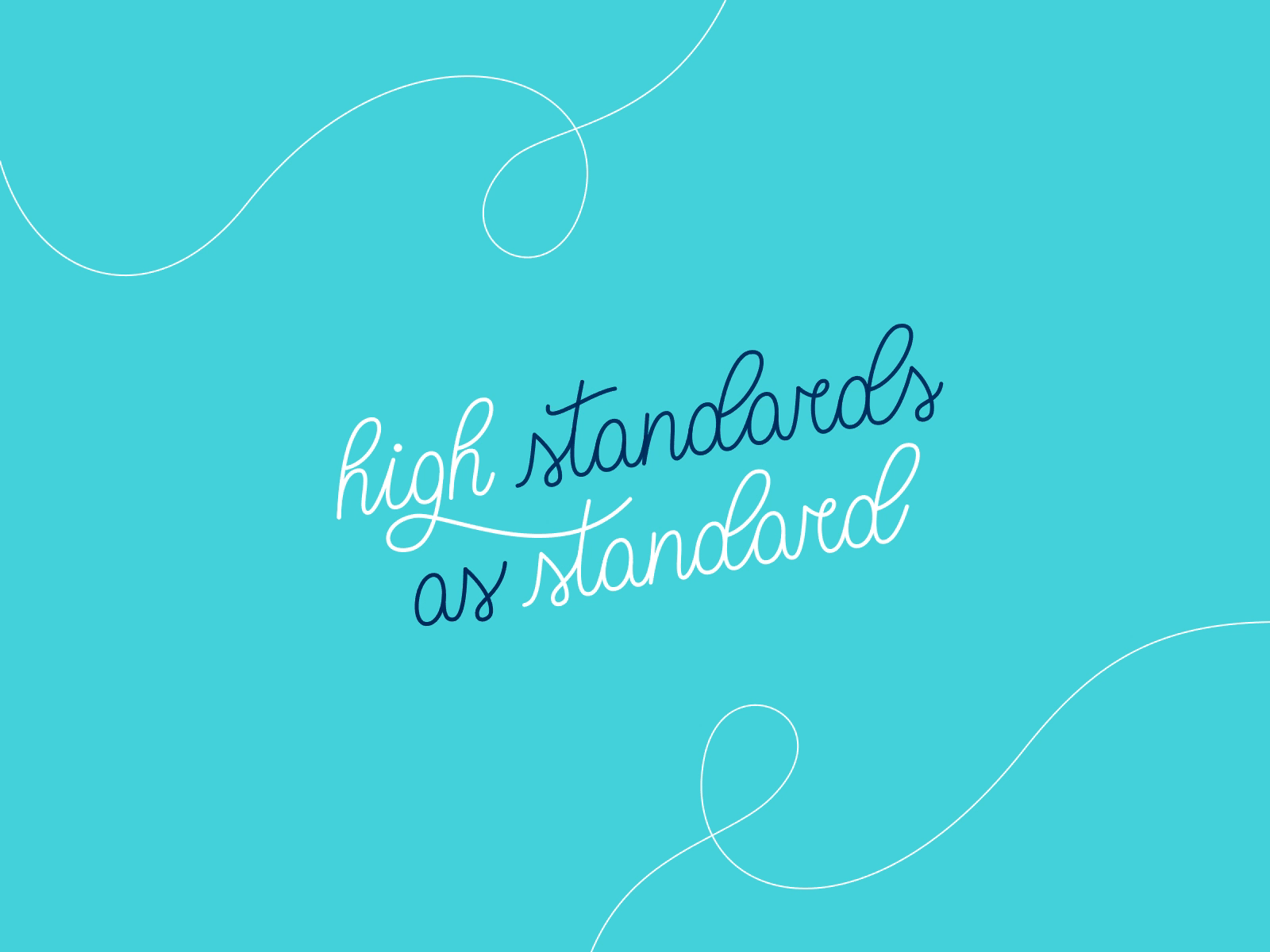 High Standards as Standard – Lettering Animation by Laura Ungrad on ...