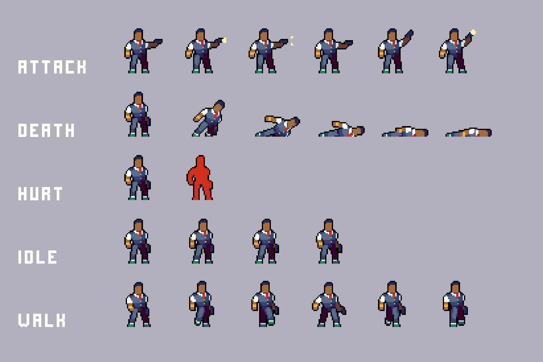 Basement Enemies Pixel Art Sprite Pack by 2D Game Assets on Dribbble