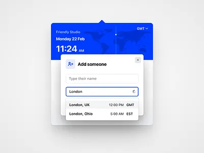 Add Someone animation app card design dropdown ios product share ui video