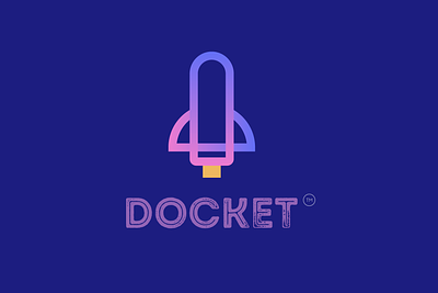 Docket - Logo Design brand branding concept debut design dribbble flat illustration logo logotype ui ux vector
