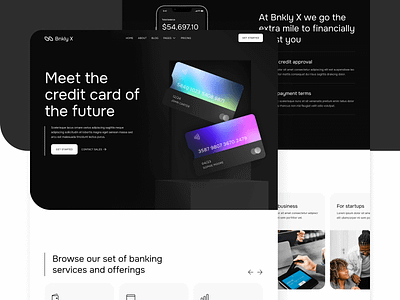 Home - Bnkly X | Banking Webflow Template tech