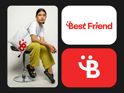 B Letter- Best Friend Logo Design