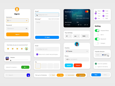 Input Kit for Framer animation design figma framer input input box input field inputs interaction interface prinicple prototype prototyping real sketch text text input