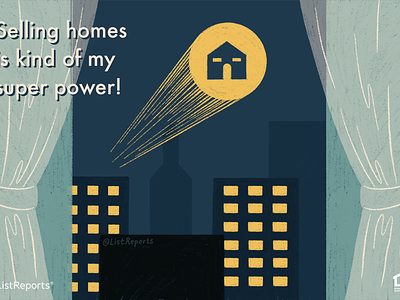 Super Power! apartments city illustration night super hero super power