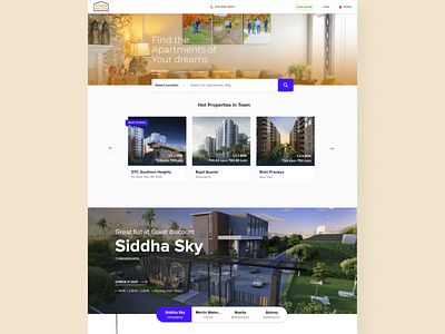 Somani Realtors - Website Redesign design illustration kolkata real estate realtors ui website website design