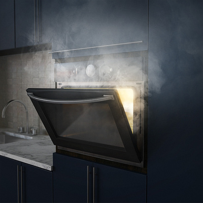 QUARANTINE COOKS - OVEN 3d advertising design cg cgart illustration mcdonalds