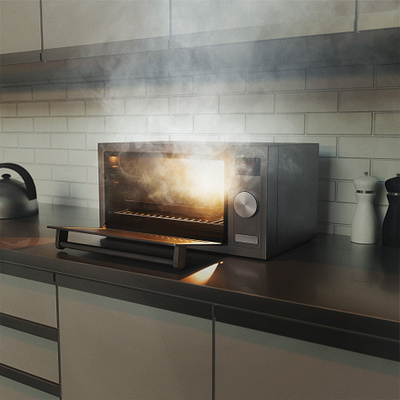 QUARANTINE COOKS - ELECTRIC OVEN 3d advertising design cg cgart illustration mcdonalds