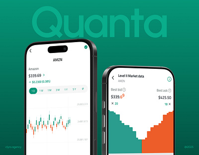 Quanta: Mobile App UI/UX Design app app design crypto currency crypto trading mobile app design modern ui design ui design ui ux design web3