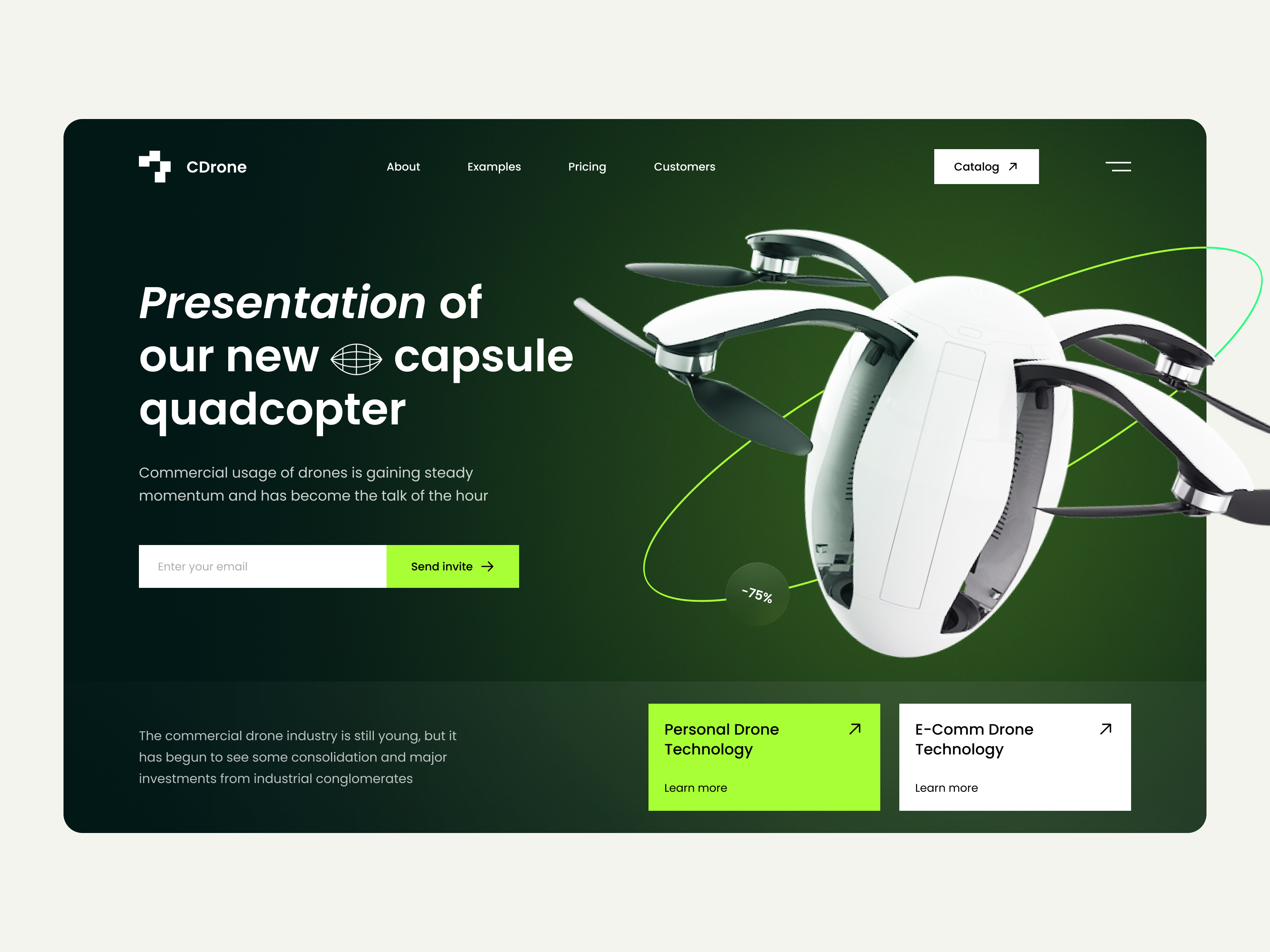 Product design: home page by Oleg Glushenko on Dribbble