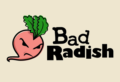 Bad Radish Motion Logo Animation branding design illustration kinetic typography logo logo animation motion design motion graphics typography vector