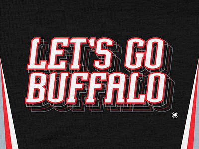 90s night buffalo design graphic design hockey nhl retro sabres tiny buffalo