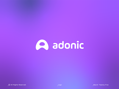 Adonic AI logo ai assistant branding chat clean data science future geometry graphic design human innovation intelligent logo machine learning minimal modern negative space neural network organic technology