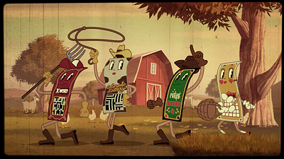 Colorado Lottery "Horse Kick" animation art direction character design illustration motion graphics