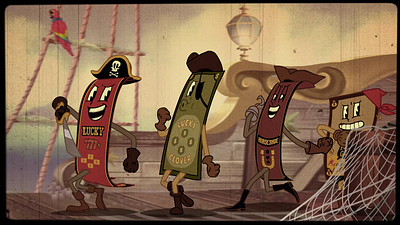 Colorado Lottery "Kraken" animation art direction character design illustration motion graphics