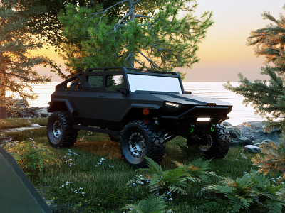 Viteza 3d Truck 3d design nature offroad outdoors render truck wilderness