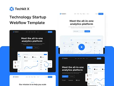 Presentation | Techkit X - Technology Webflow Template b2c