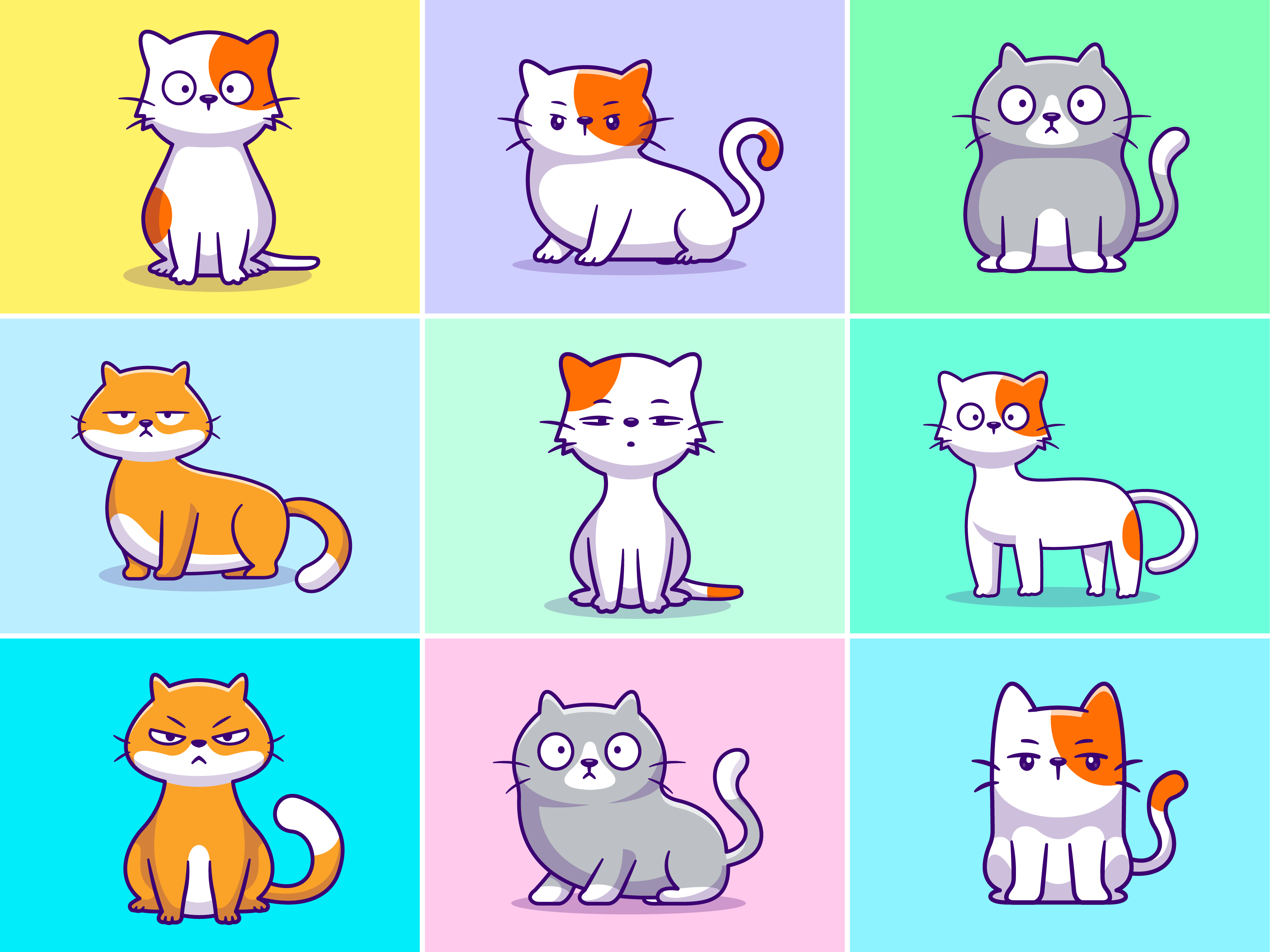 BAD CAT on Behance  Bad cats, Cats, Design inspiration