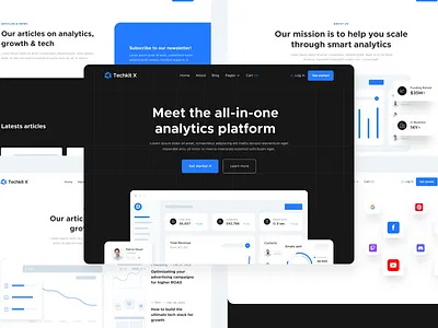 Template Pages | Techkit X - B2B SaaS Webflow Template b2c