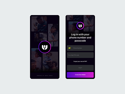 Umoja - Account Sign in africa android cash country picker crypto fintech ios log in mobile onboarding people of color photography react security sign up umoja wallet