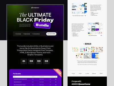 The Ultimate Black Friday Landing Page black friday blackfriday cyber monday cybermonday design home home page homepage landing landing page landingpage site uiux uxui web design web page web site webdesign webpage website