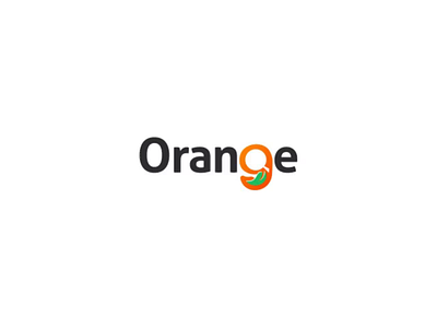 Orange logo concept brand branding design graphic graphic design illustration logo ui ux vector