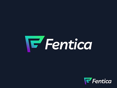 Fentica logo | Letter F logo accounting brand brand identity branding branding design creative logo design design f finance icon letter f logo design lettering line art logo logo design logo designer portfolio simplicity software word