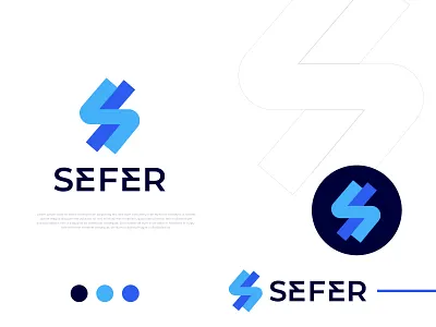 Sefer logo app icon brand development brand identity branding letter logo logo logo design logo designer logo mark logo typo logos minimal minimalist logo professional logo s logo simple logo symbol