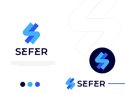Sefer logo app icon brand development brand identity branding letter logo logo logo design logo designer logo mark logo typo logos minimal minimalist logo professional logo s logo simple logo symbol