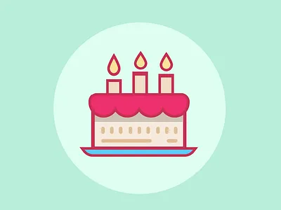 Birthday Cake Lottie after effects animation design illustration lottie