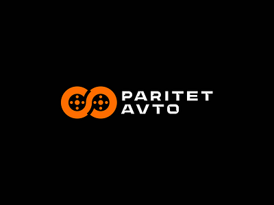 Paritet avto avto infinity lettering logo logotype minimalism tires typography wheel