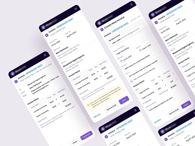 CRM Web App | mobile responsive Design for Invoice application analytics app b2b saas corporate coupon crm dashboard finance finance app financial app invoice invoice app invoice management invoice teamplate mobile app payment app saas saas ui transaction app web app web design