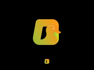 D + Duck logo appicon applogo bird brand design brandidentity clean colorful d duck gradient letterlogo logodesign logoinspire logomark mascot minimal modern popular