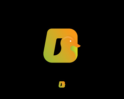 D + Duck logo appicon applogo bird brand design brandidentity clean colorful d duck gradient letterlogo logodesign logoinspire logomark mascot minimal modern popular