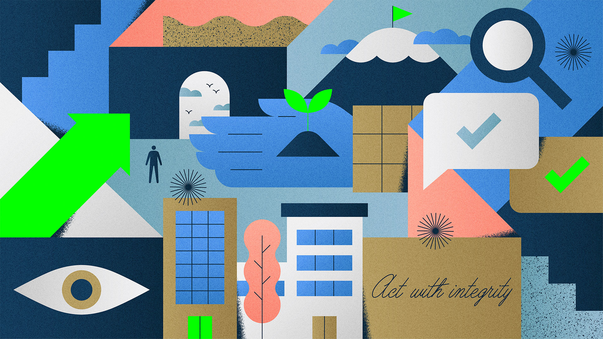 Brookfield Properties Illustration by Ray Dak Lam on Dribbble
