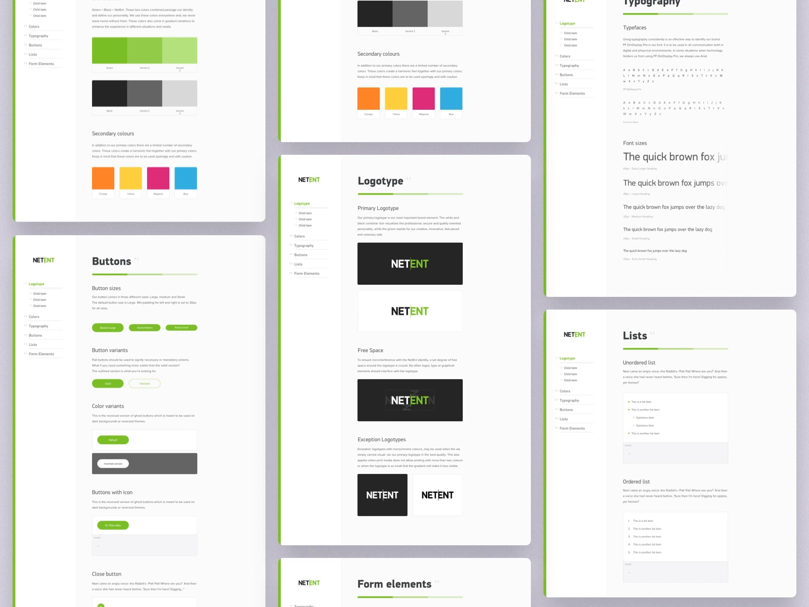 NetEnt – Style Guide by Anton Kerschbaumer on Dribbble