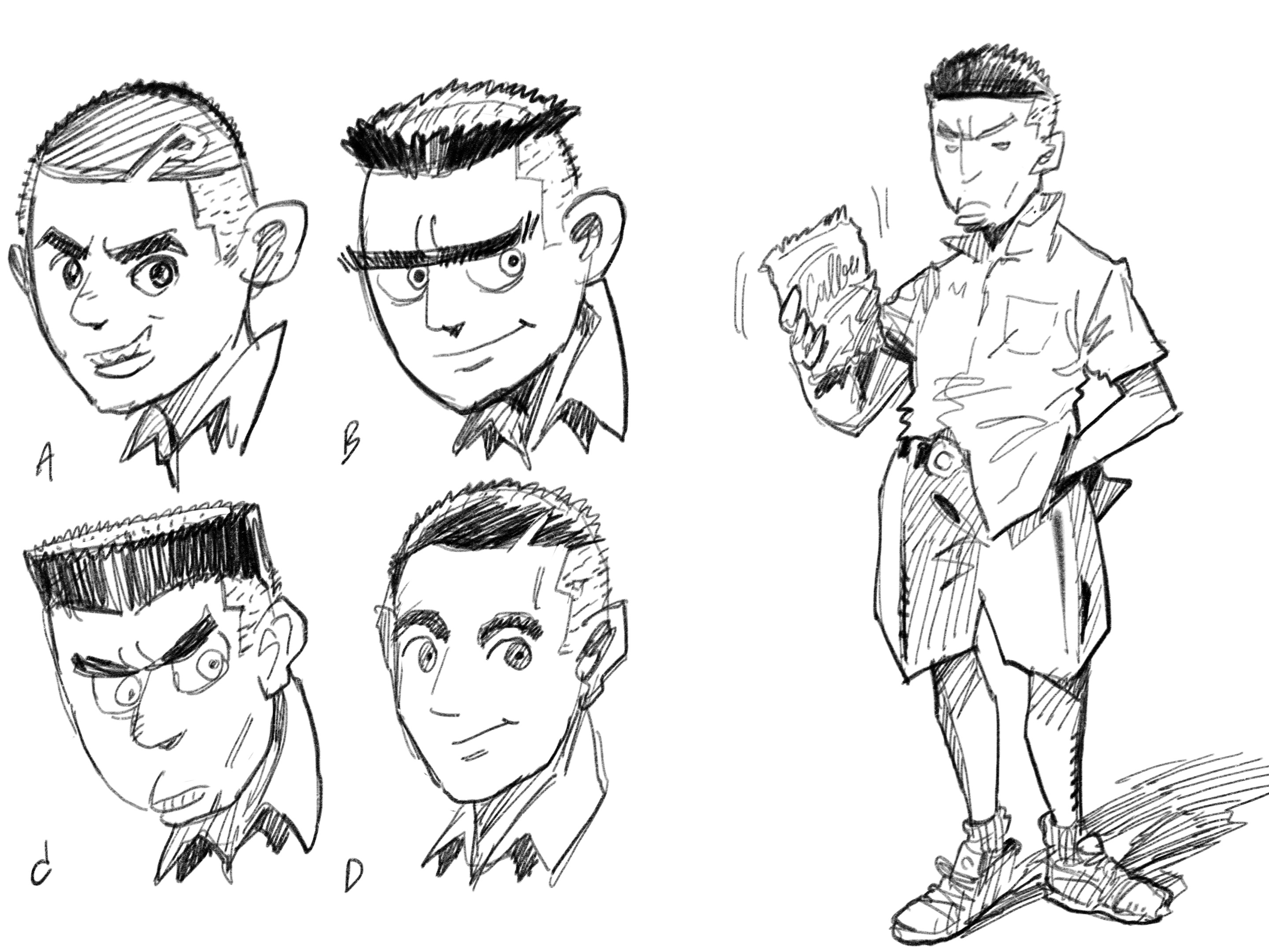 Example of Cartoon Sketch Design