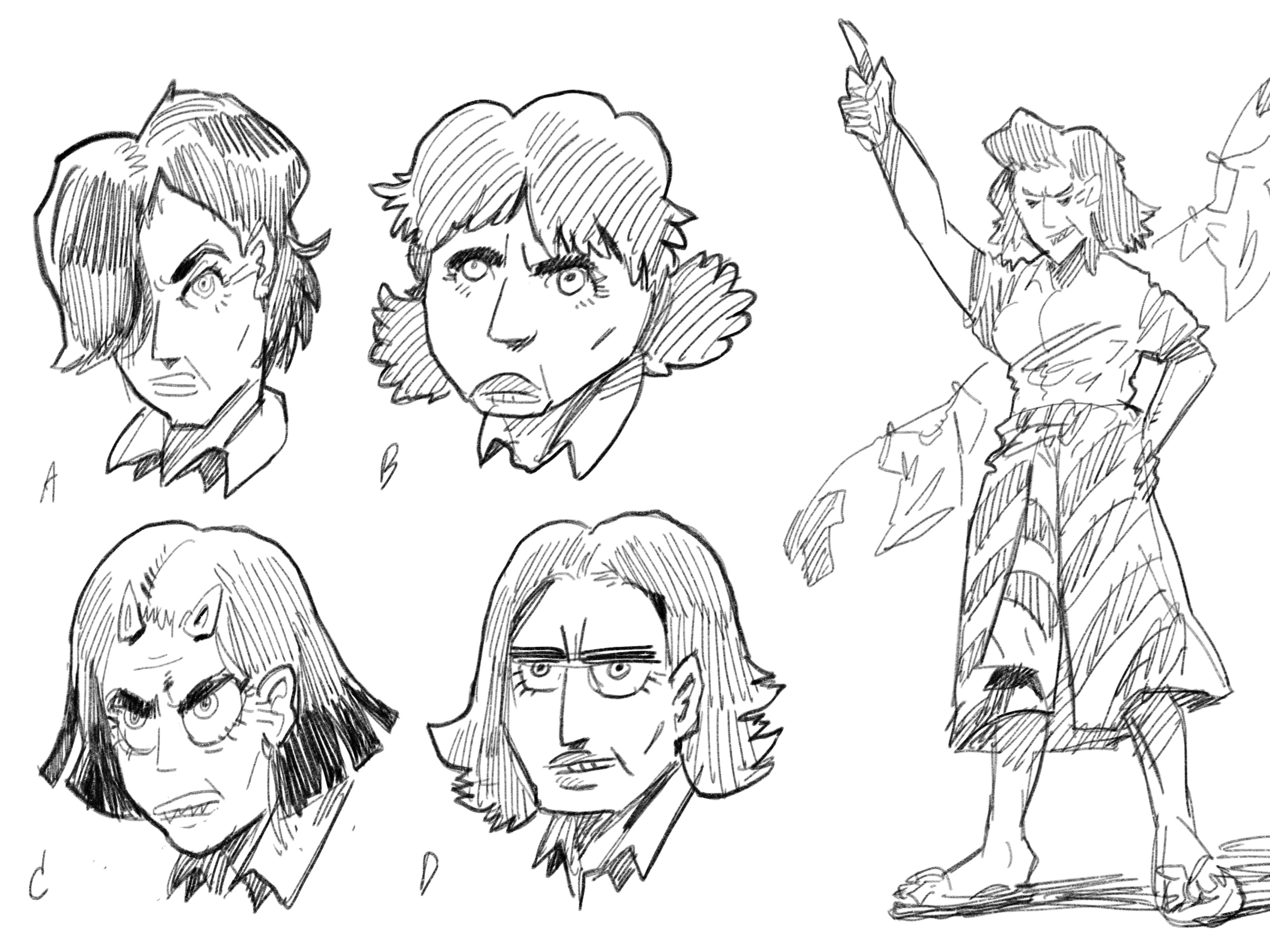 Example of Cartoon Sketch Design