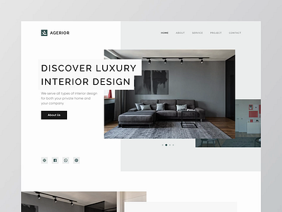 Agerior Responsive Website Exploration animation classic website clean clean design interior design interior design website landing page landingpage landingpage animation mobile app responsive responsive animation responsive web responsive website ui ui design web animation web design website website animation